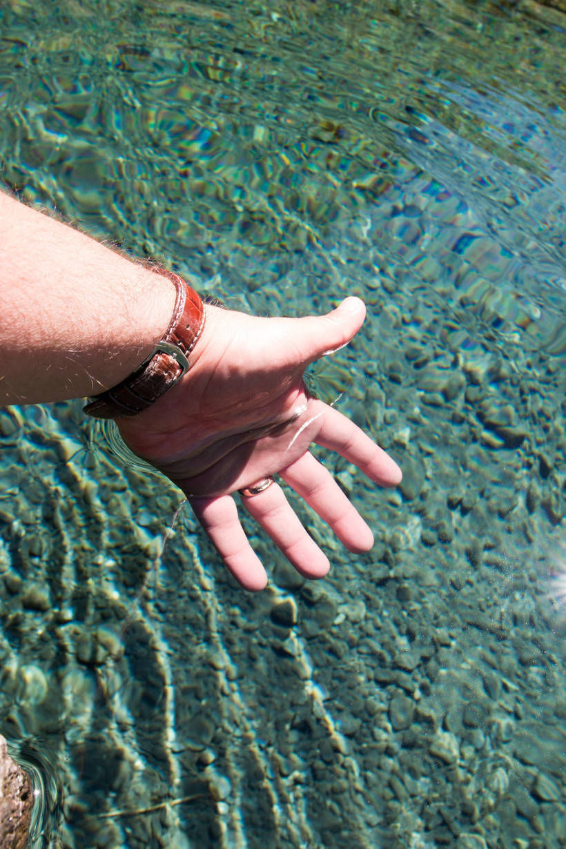 The cleanest lake on Earth in which you can not swim