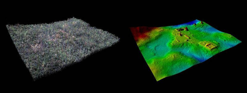 В джунглях Гватемалы нашли древний город майя с тысячами строений