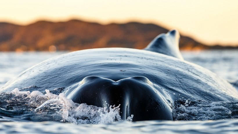 Потрясающие фото, показывающие, как едят и играют киты и косатки у берегов Норвегии