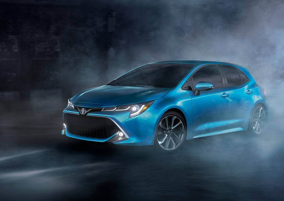 Toyota declassified the new hatchback Corolla