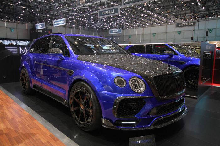 Невероятно ядовитый Mansory Bentley Bentayga «Bleurion Edition».