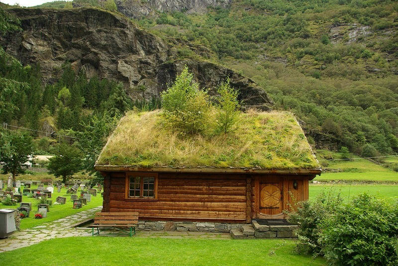 Сказочные скандинавские домики: почему на их крышах растет трава