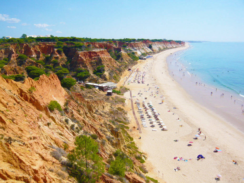 Лучшие пляжи мира - Falesia beach Portugal