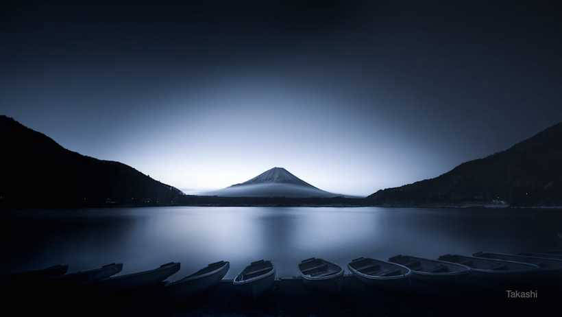 Magic photos of Mount Fuji, from which the power comes