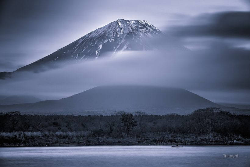 Magic photos of Mount Fuji, from which the power comes