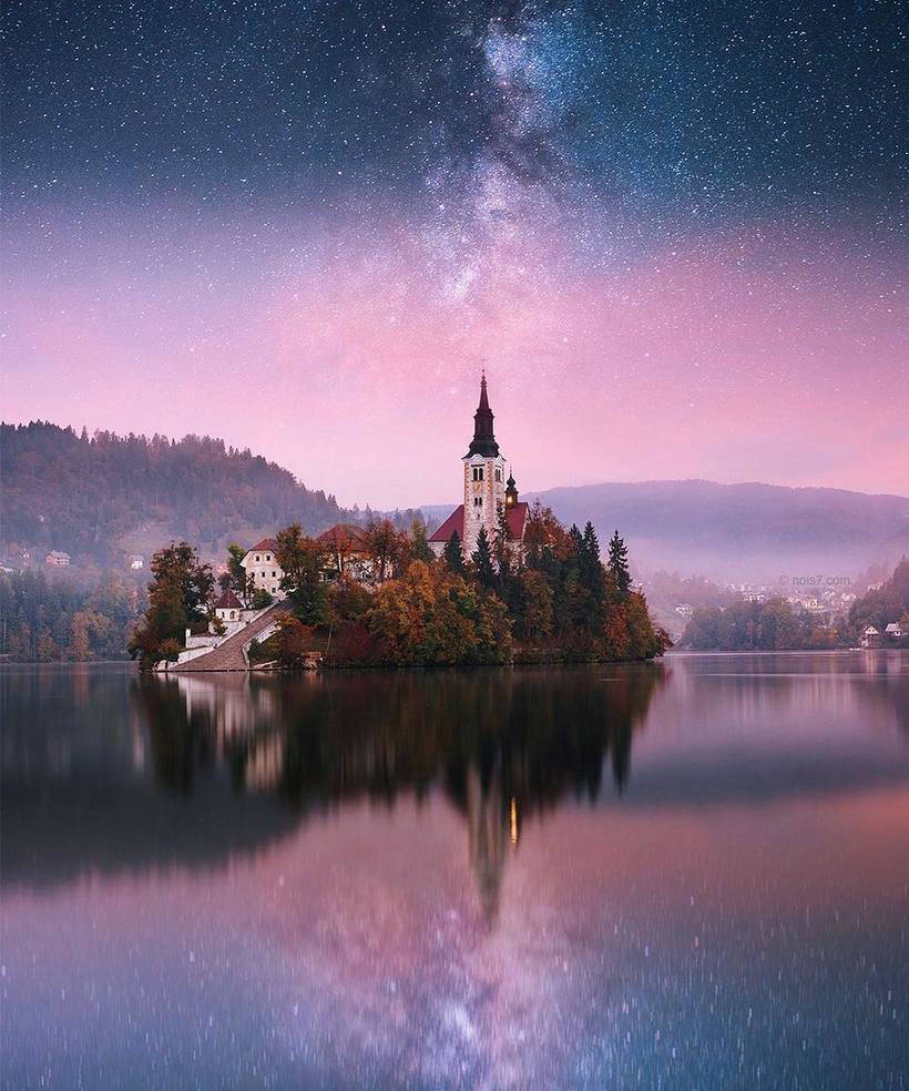 The artist turns the real world into fairy-tale landscapes that can not be seen enough