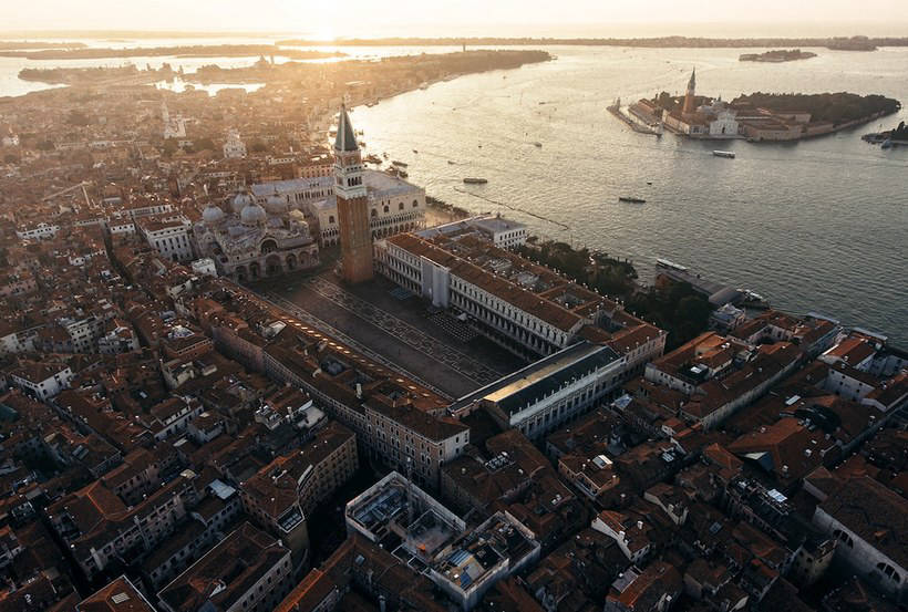 Magnificent aerial photos of Venice