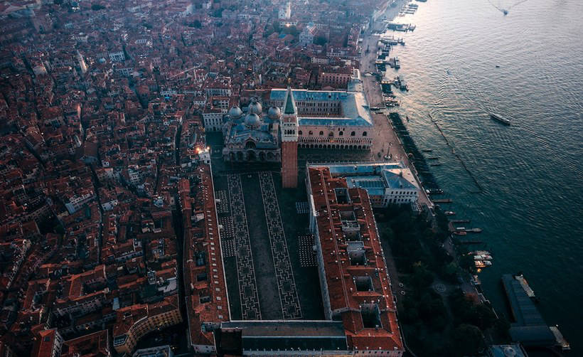 Magnificent aerial photos of Venice