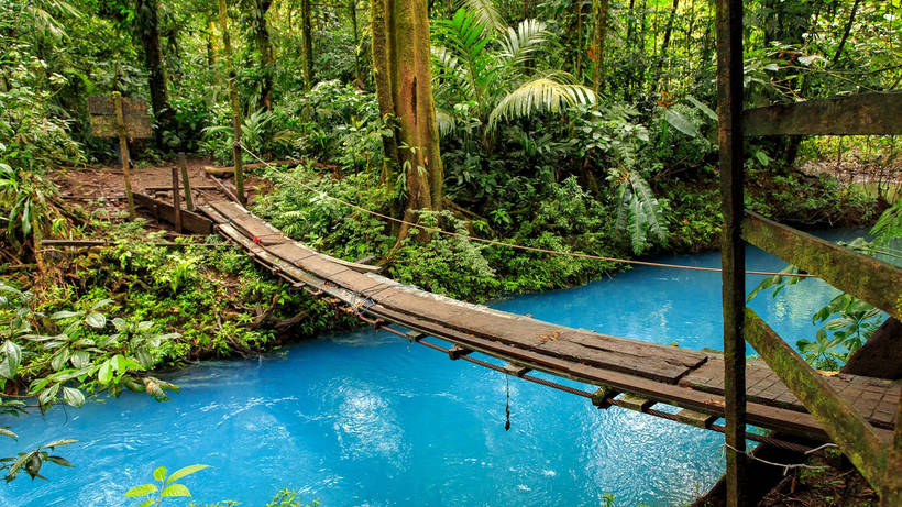 The Turquoise River Rio Celeste: Only recently scientists have been able to reveal the secret of its color