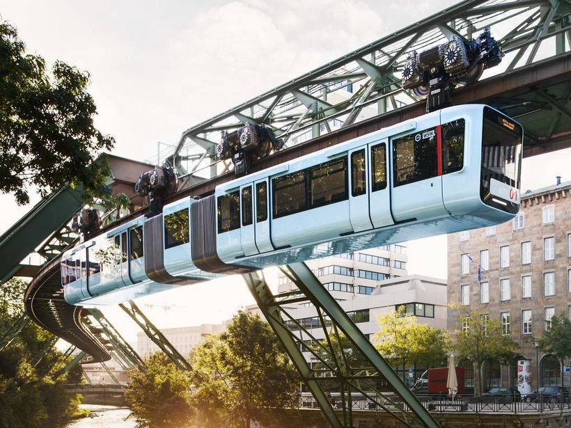 The Wuppertal cable car: it has been running for more than 115 years