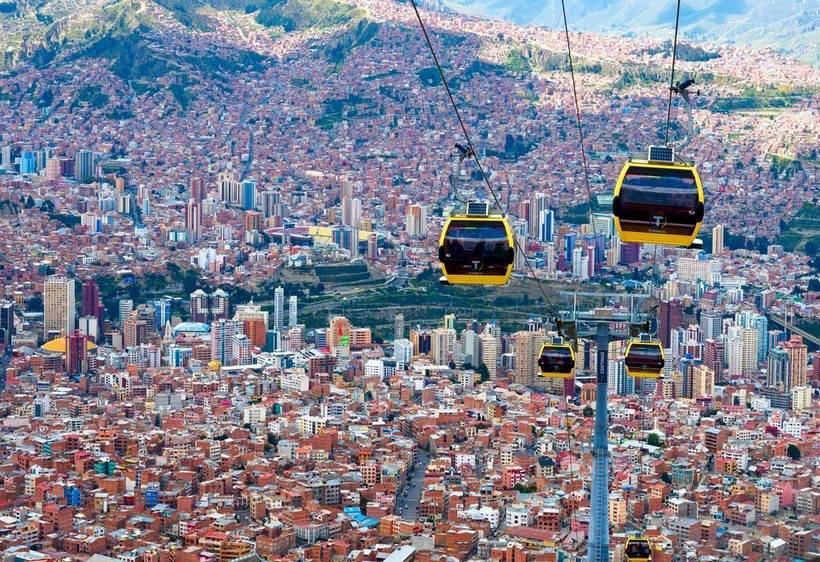 Delightful La Paz: the world's longest cable car