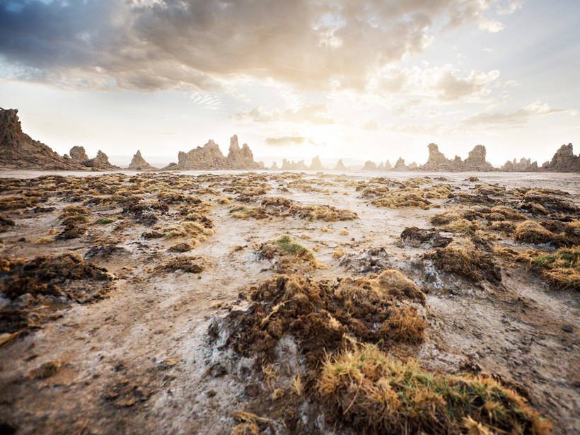 The stunning Abbe saltwater lake, whose landscapes are part of another planet