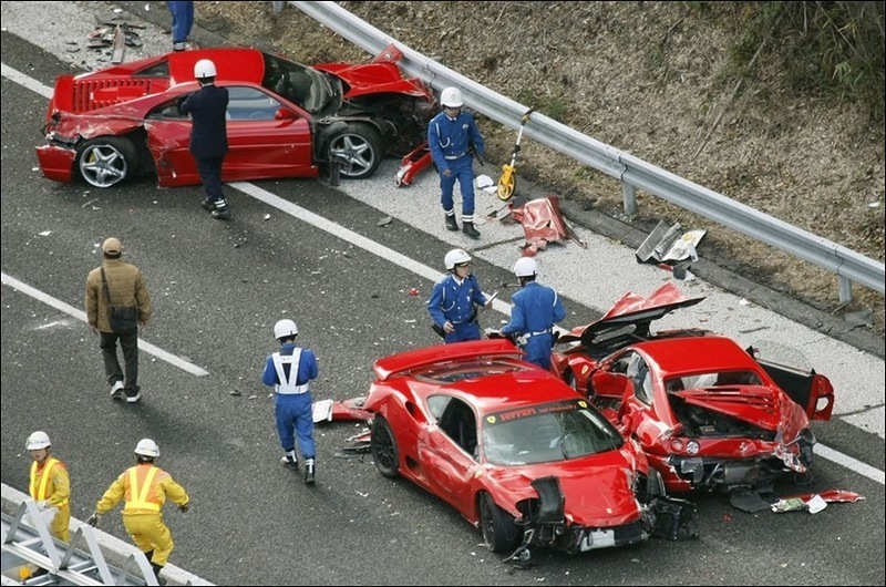 In Japan ereignete sich eines der teuersten Verkehrsunfälle in der Geschichte dieses Inselstaates – und weltweit überhaupt. Bei dem Unfall waren gleichzeitig 14 Luxusautos beteiligt, darunter neun italienische Supersportwagen der Marken Ferrari und Lamborghini,</p>\n  "home_text": "<p>ini. </p>
