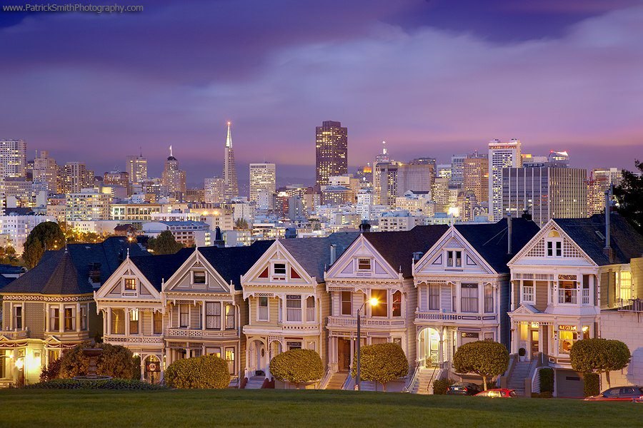 Alamo Square in San Francisco.