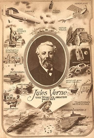 Jul Verne wurde am 8. Februar 1828 in Nantes, Frankreich, geboren. Sein Vater war ein erfolgreicher Anwalt. Verfolgend seine Fußstapfen zog Verne nach Paris, um dort eine juristische Ausbildung zu erhalten. Sein Onkel brachte ihn in die literarischen Kreise ein, und unter dem Einfluss von Dumas dem Älteren und dem Jüngeren sowie von Victor