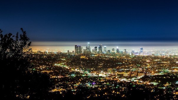 Los Angeles bei Nacht, USA
