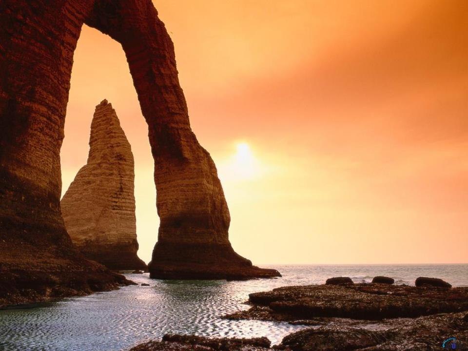 Felsen in Etrète bei Primorskaya Senna, Frankreich