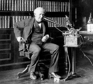 Der Beginn der Aufnahmetechnik – Thomas Edison erhielt am 19. Februar 1878 ein Patent für den Phonographen