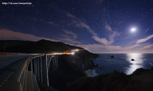 Brixby Bridge in Kalifornien, USA