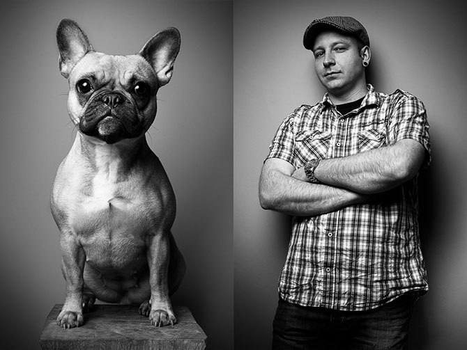 Le photographe allemand Tobias Lang, résidant à Hambourg, a réalisé une série de photos mettant en valeur les personnes et leurs animaux de compagnie - 5