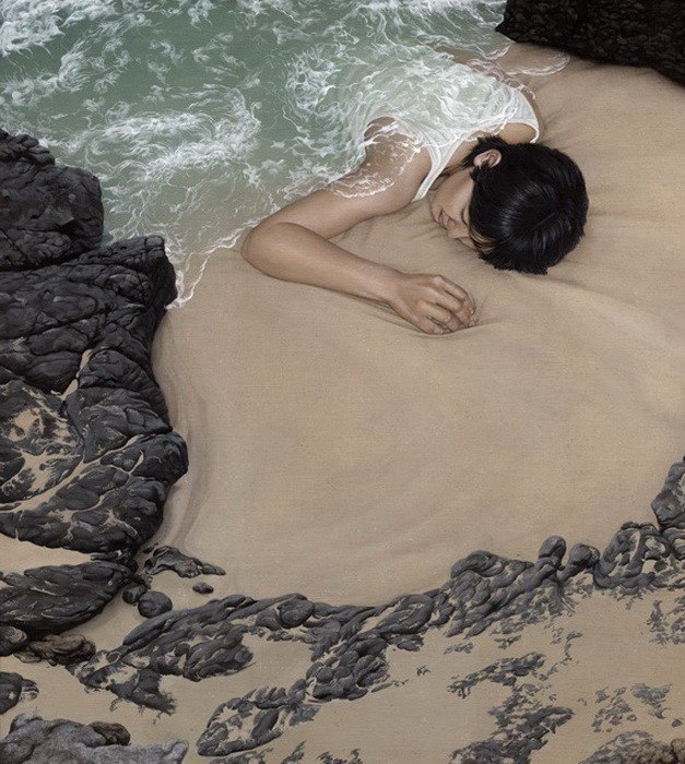 Spiel mit der Natur: Eine Serie von Arbeiten „Wie verschwinden?“ der deutschen Künstlerin Moki Mioke