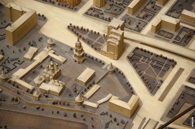 Un enorme maqueta de Moscú - 9