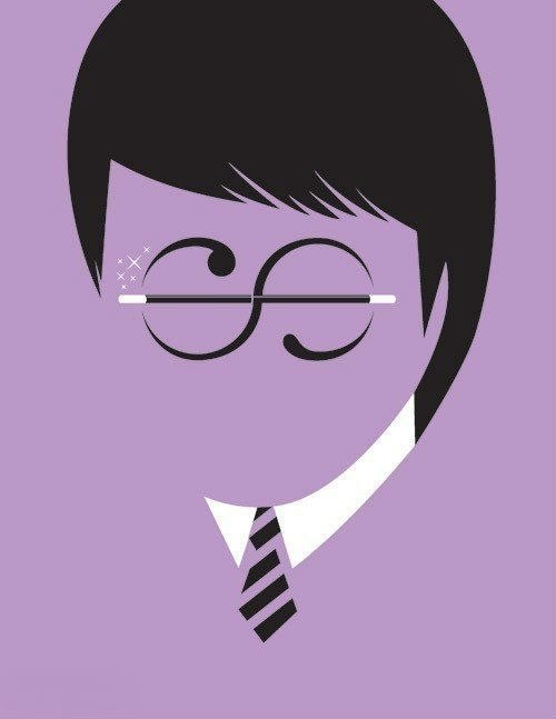 Portraits minimalistes de personnalités célèbres réalisés par l'illustrateur israélien Noma Bar - 6