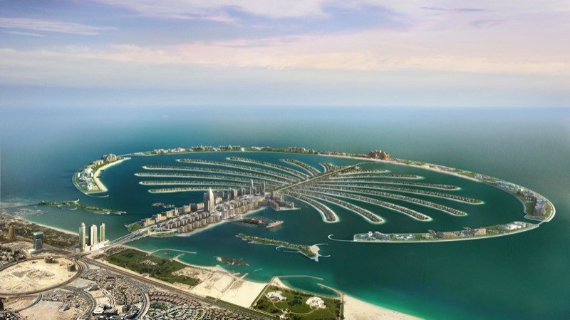 Palm Jumeira na Dubaju
