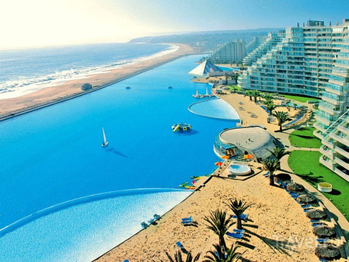 世界上最大的游泳池