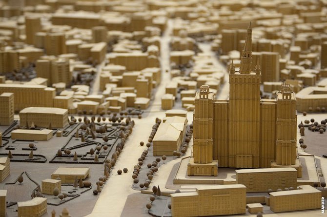 Un enorme maqueta de Moscú - 7