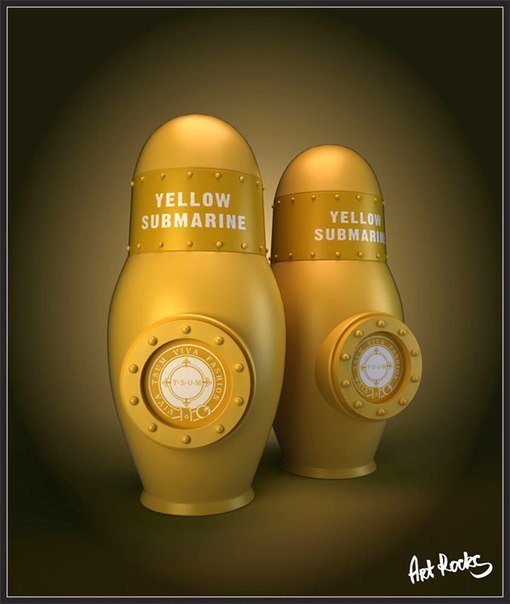 „Art Rocks“ matryszki zaprojektował Pavel Kulinsky, aby ozdabić witryny w galeriach handlowowych