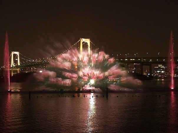 Taniec w ciemności. Unikalne przedstawienie, które mogą oglądać lokalni mieszkańcy Japonii oraz liczni turyści, którzy zatrzymali się na wyspie Odaiba. To duża wyspę w Zatokie Tokijskim, połączona wspaniałym Mostem Tęcza z centrum japońskiej stolicy Tokio - 6