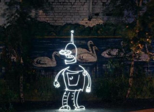 Frislight: un dibujo significativo con luz a largo tiempo de exposición, que no implica el uso de procesamiento informático posterior en la fotografía - 6