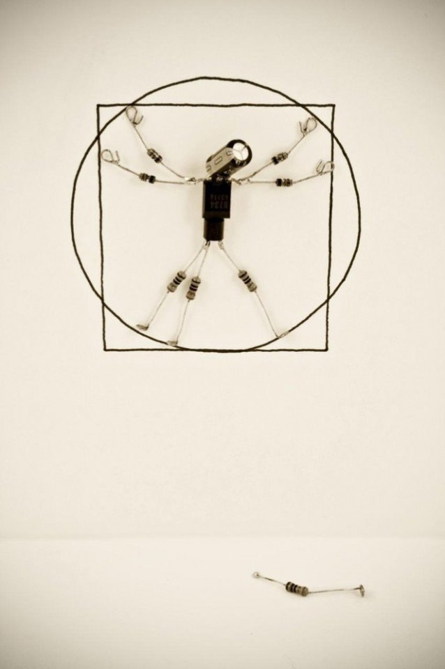 小零件机器人：用无线电元件制作的微型机器人 - 5