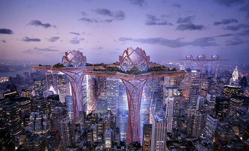 Koncepcja chmurców w formie lotosu - 6