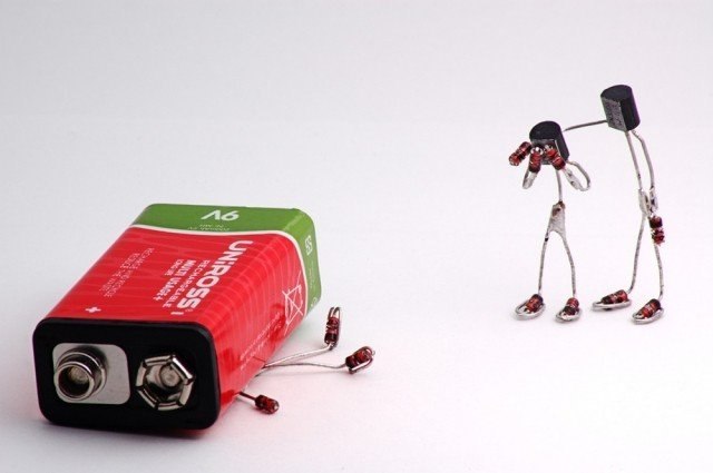 小零件机器人：用无线电元件制作的微型机器人 - 6