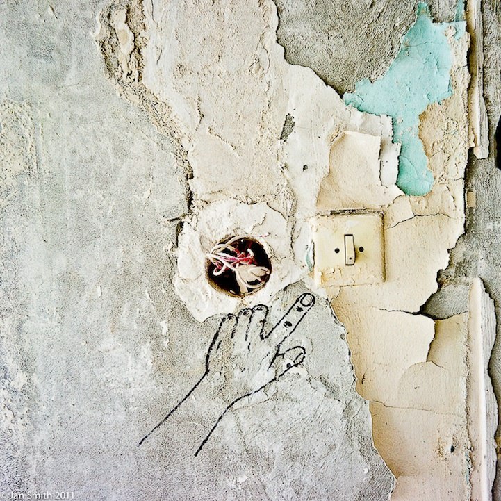 荒凉之地上的涂鸦