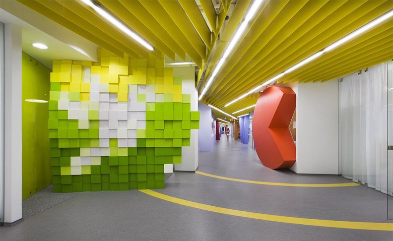 Drugi biur firmy Yandex w Sankt Petersburgu, Rosja. Biuro architektoniczne Za Bor