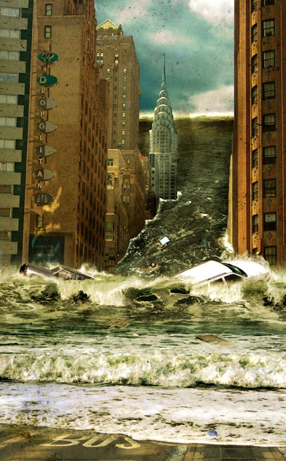 摄影师兼插画家史蒂夫·麦克希创作了一系列照片，通过图形软件他将各种灾难场景呈现得极为逼真，其中许多场景简直就像世界末日一般。 - 6