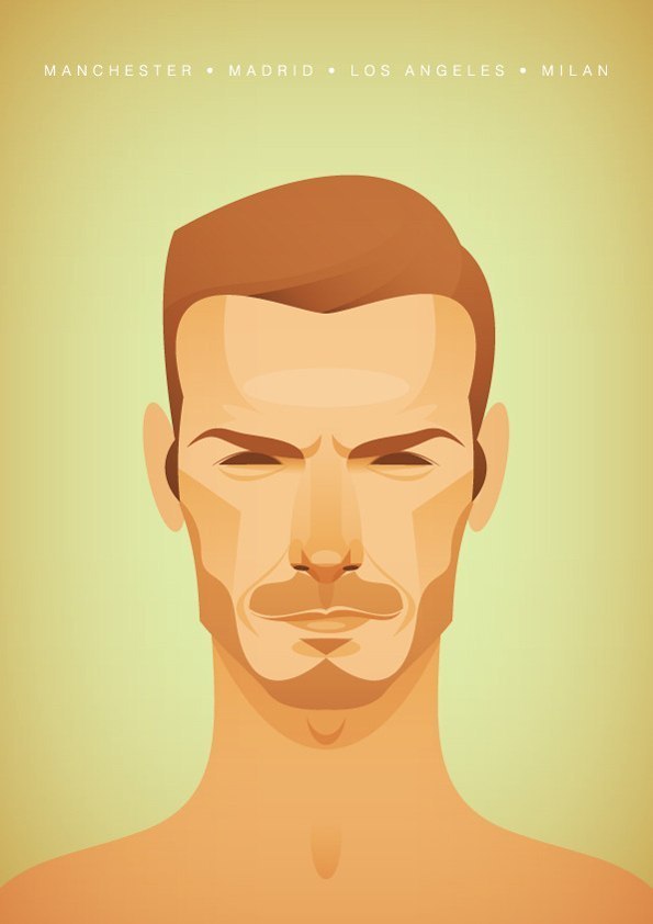 Портреты легендарных футболистов в иллюстрациях Стенли Чоу