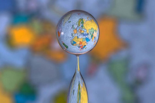 Niezwykłe odbicia w kroplce wody - 5