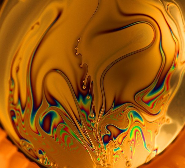 肥皂泡的宏观拍摄 - 5