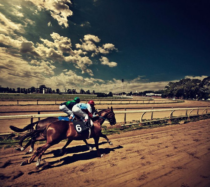 照片中的赛马比赛 - 5