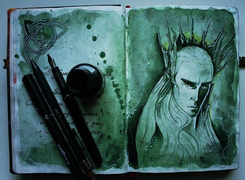 Ilustrations based on the theme of “The Hobbit” created by the artist Kinko-White - 6