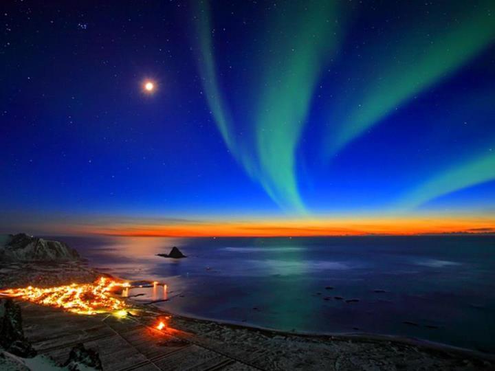 Закат в Норвегии