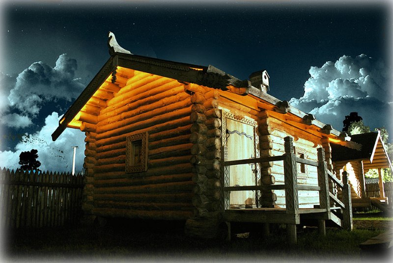 Архитектура городов и сел Киевской Руси представлена ​​прежде деревянными постройками