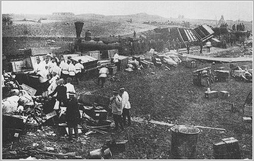 Zusammenstöße mit dem Zarensschienenzug
Kollisionen mit dem kaiserlichen Eisenbahnzug - 1