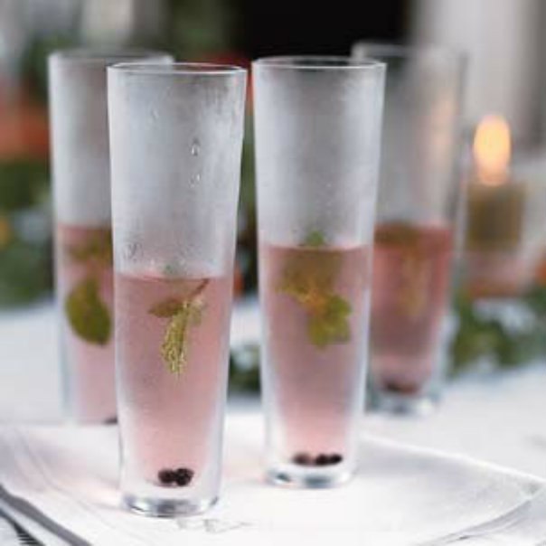 Koktajl z pieprzku i jagód