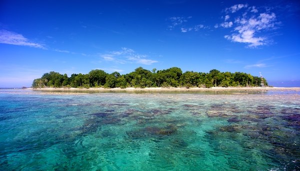 Остров Сипадан - рай для дайверов.