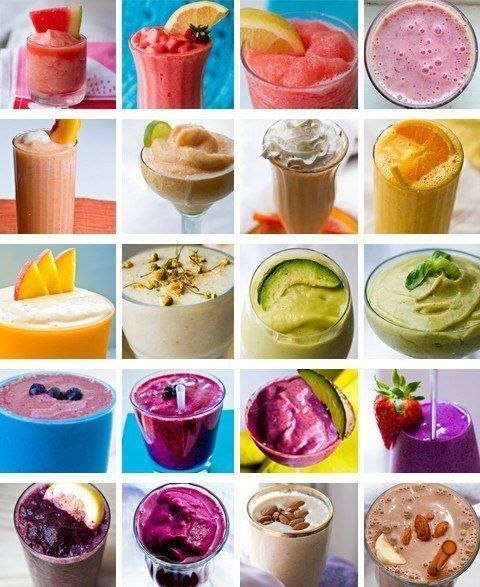5 Rezepte für Smoothies.